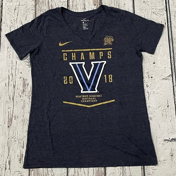 Women's Villanova University Wildcats 2018 National Champions The Nike Tee - Picture 1 of 4